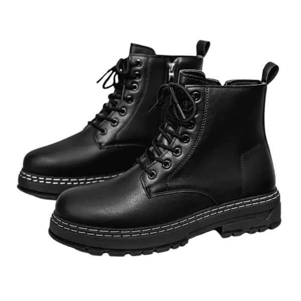 Bottes moto homme mi-mollet urbaines – Image 8