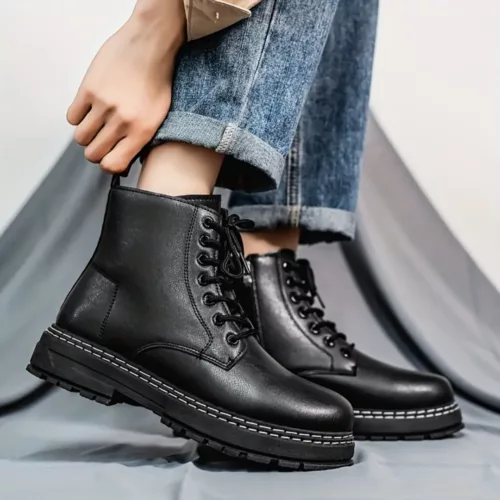 Bottes moto homme mi-mollet urbaines