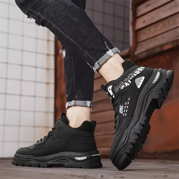 Bottes moto homme style britannique – Image 4