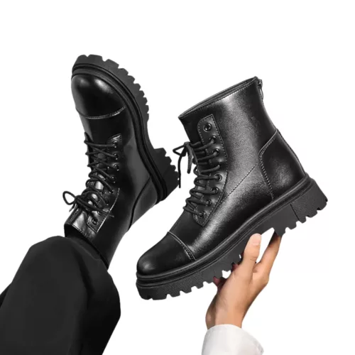 Bottes moto homme style classique