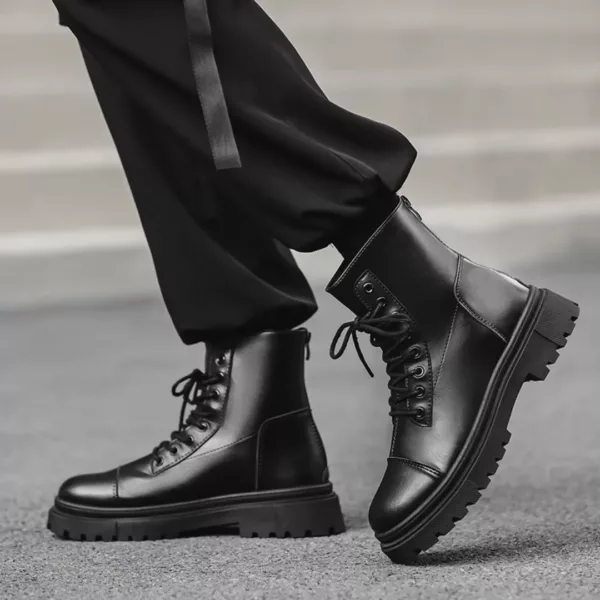 Bottes moto homme style classique – Image 4