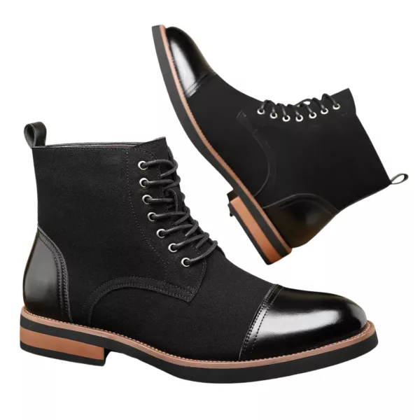 Bottes moto homme style élégant vintage – Image 8