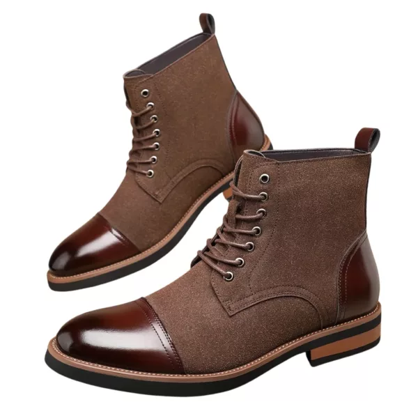 Bottes moto homme style élégant vintage – Image 7