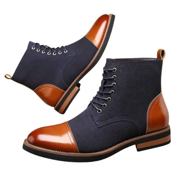 Bottes moto homme style élégant vintage – Image 6