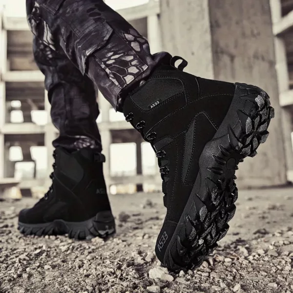 Bottes moto homme tactiques respirantes – Image 3