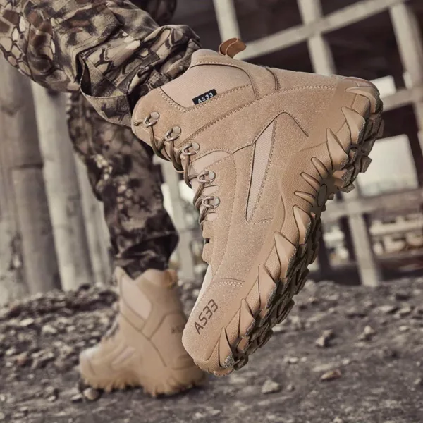 Bottes moto homme tactiques respirantes – Image 4