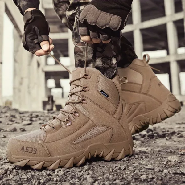Bottes moto homme tactiques respirantes – Image 7