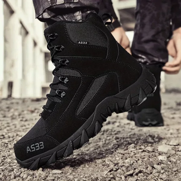 Bottes moto homme tactiques respirantes – Image 8