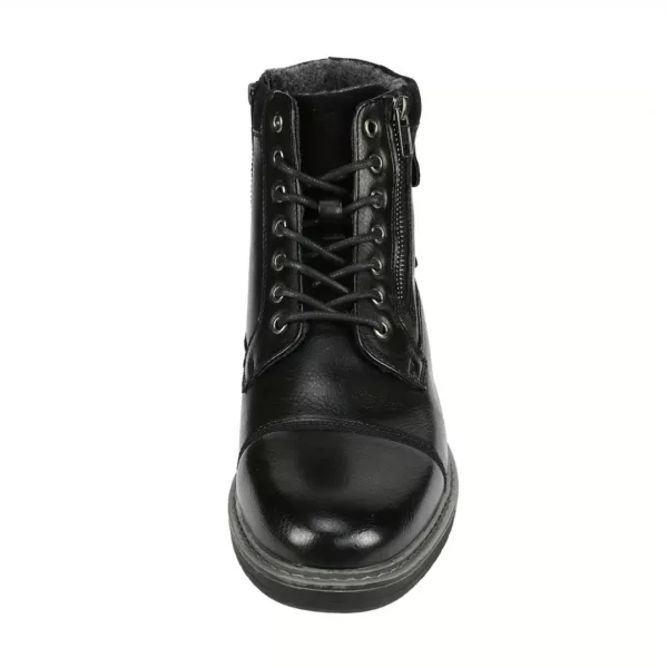 Bottes moto homme vintage zip boucles – Image 2