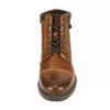 Bottes moto homme vintage zip boucles