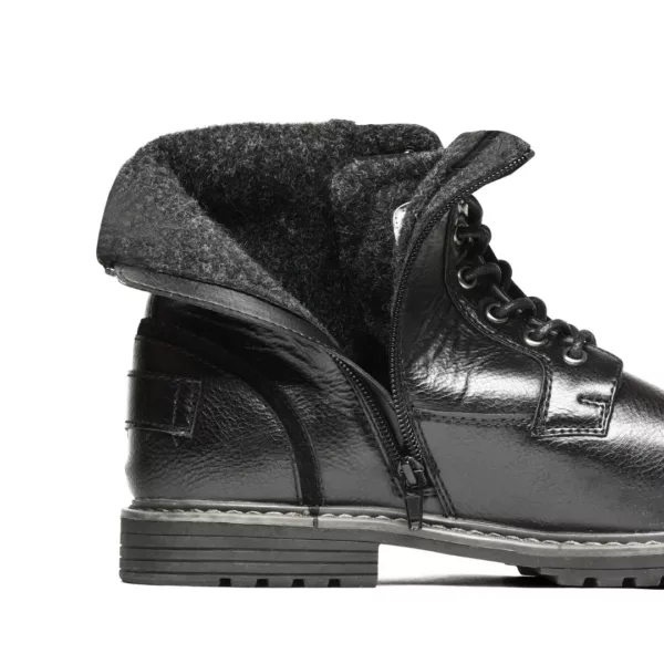 Bottes moto homme vintage zip boucles – Image 7
