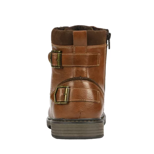 Bottes moto homme vintage zip boucles – Image 6