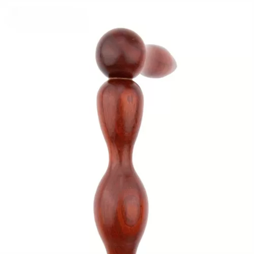 Canne artistique bois courbé unique