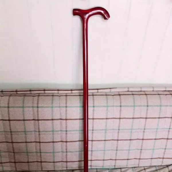 Canne de marche artisanale bois clair – Élégance et confort pour une marche sécurisée au quotidien – Image 9