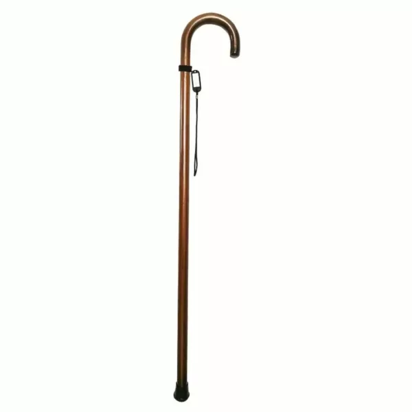 Canne de marche bois incurvée – Élégante et robuste pour un appui confortable au quotidien – Image 3