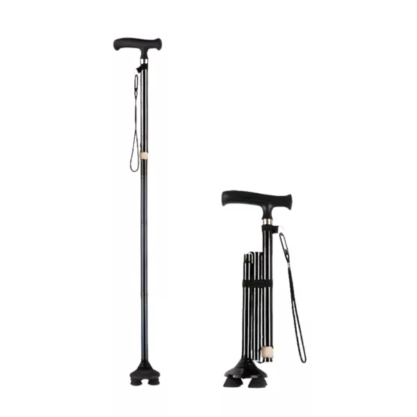 Canne de marche pliable 360° – Ultra légère et stable pour marcher en toute sécurité partout – Image 7