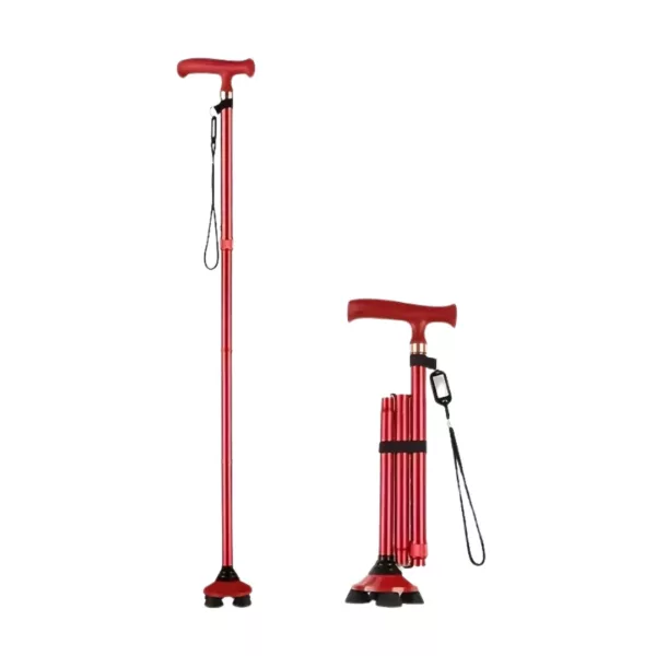 Canne de marche pliable 360° – Ultra légère et stable pour marcher en toute sécurité partout – Image 9