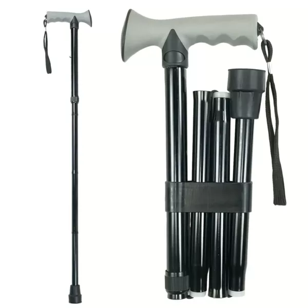 Canne de marche pliable florale – Élégante, légère et compacte pour vos déplacements en sécurité – Image 11