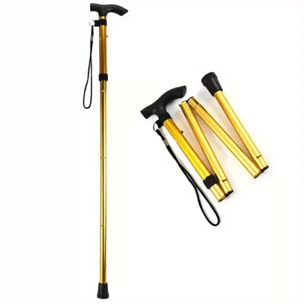 Canne de marche télescopique pliable – Ultra légère et robuste pour une mobilité sécurisée au quotidien – Image 11