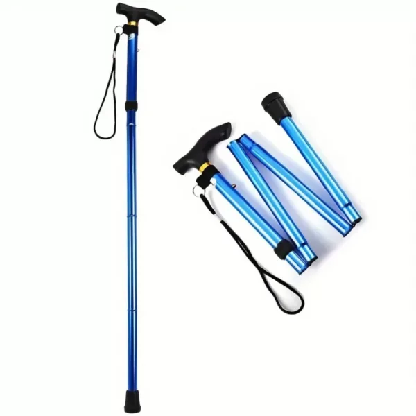 Canne de marche télescopique pliable – Ultra légère et robuste pour une mobilité sécurisée au quotidien – Image 9