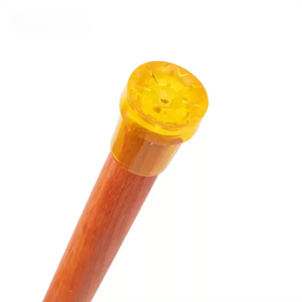 Canne ondulée bois sculpté artisanale – Élégance rustique et soutien raffiné pour une marche stylée – Image 5