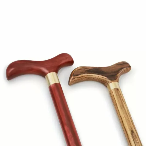 Canne pliante bois poignée ergonomique – élégante, compacte et confortable pour une marche en toute sécurité
