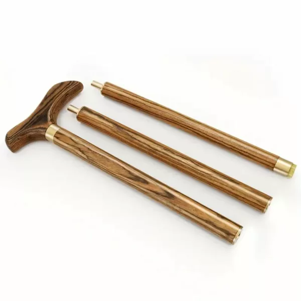 Canne pliante bois poignée ergonomique – élégante, compacte et confortable pour une marche en toute sécurité – Image 8