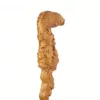 Canne poisson sculpté bois fantaisie – Accessoire élégant et original pour marche ou déco artisanale