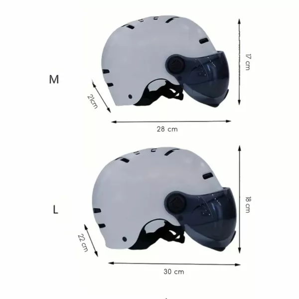 Casque cycliste urbain à visière clipsable – Image 7