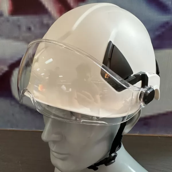 Casque sécurité cycliste lunettes intégrées – Image 7