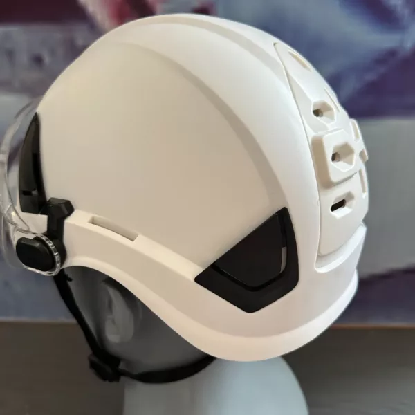 Casque sécurité cycliste lunettes intégrées – Image 6