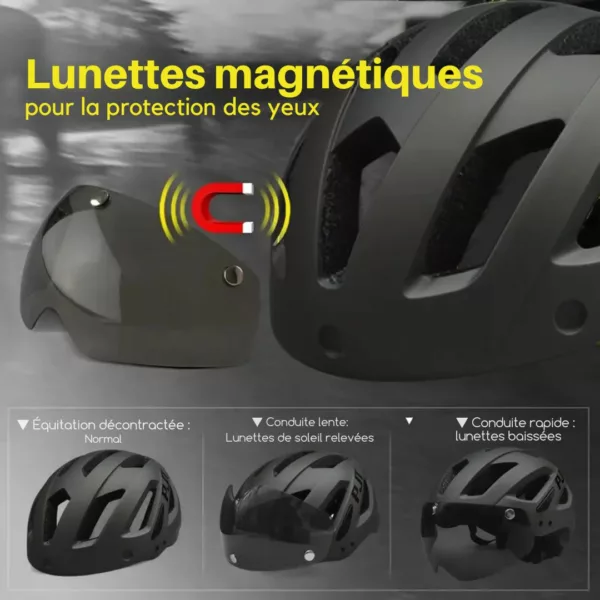 Casque vélo multi-usages visière détachable – Image 7