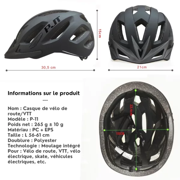 Casque vélo réglable multi-aérations – Image 3