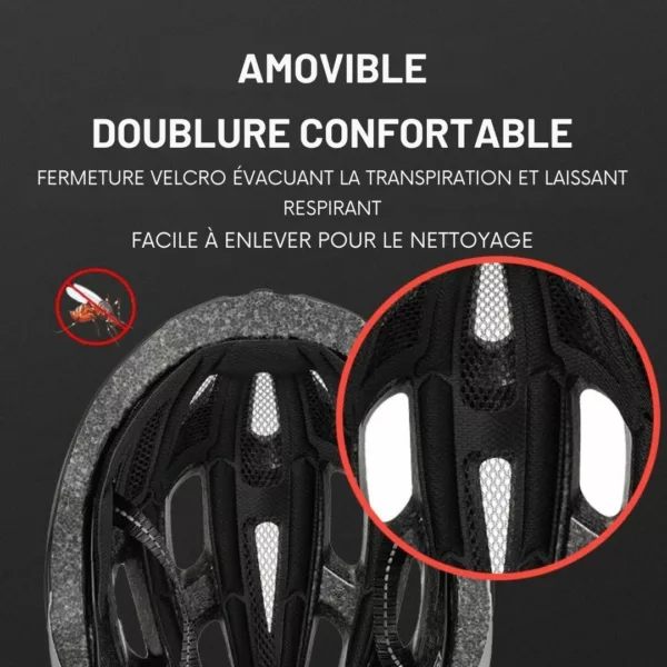 Casque vélo route lunettes aimantées – Image 10