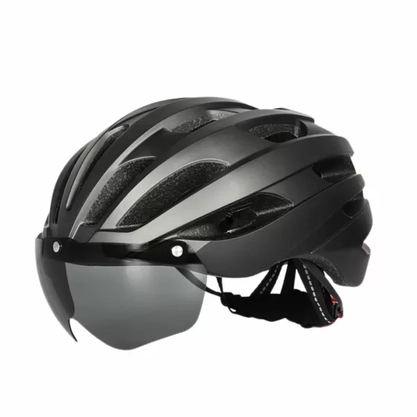 Casque vélo route lunettes aimantées – Image 4