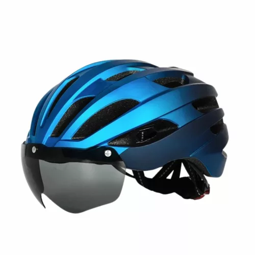 Casque vélo route lunettes aimantées