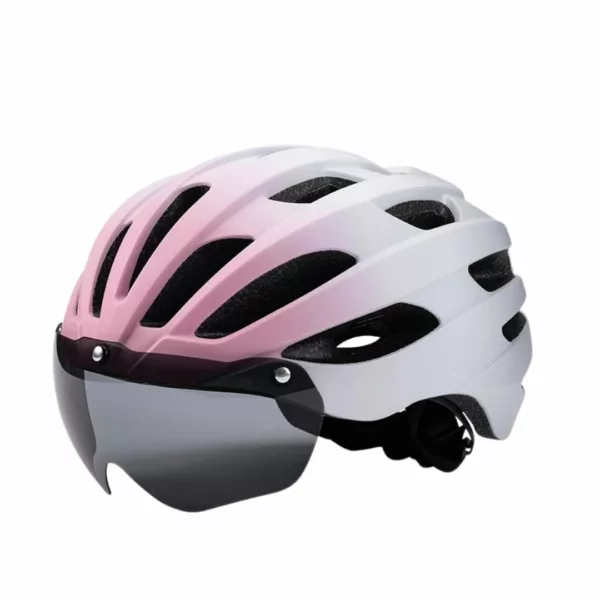 Casque vélo route lunettes aimantées – Image 2