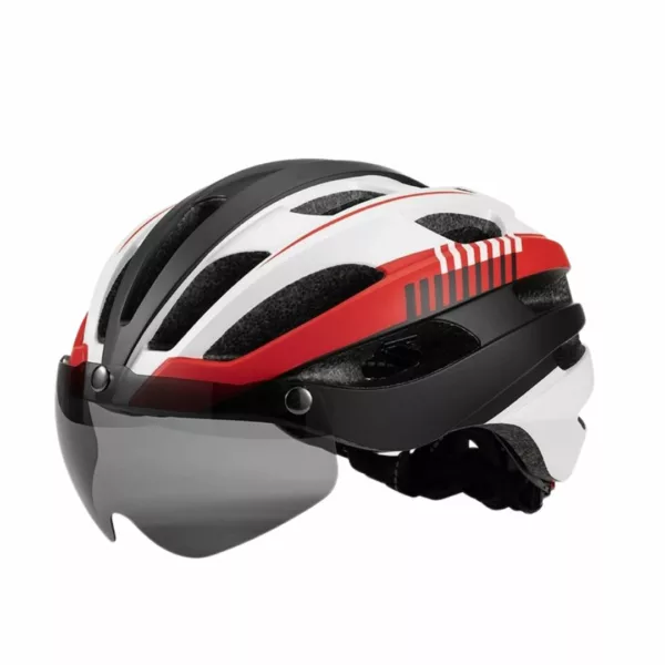 Casque vélo route lunettes aimantées – Image 3