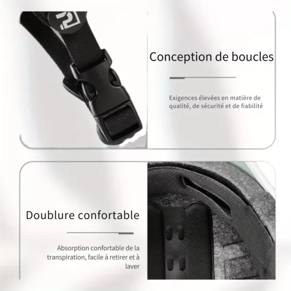 Casque vélo urbain demi-visière – Image 6