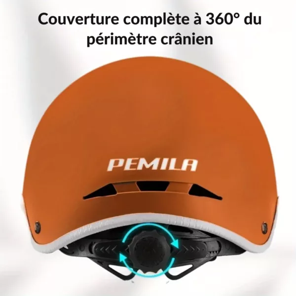 Casque vélo urbain demi-visière – Image 2