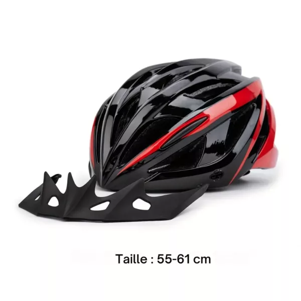 Casque vélo visière amovible respirant – Image 3