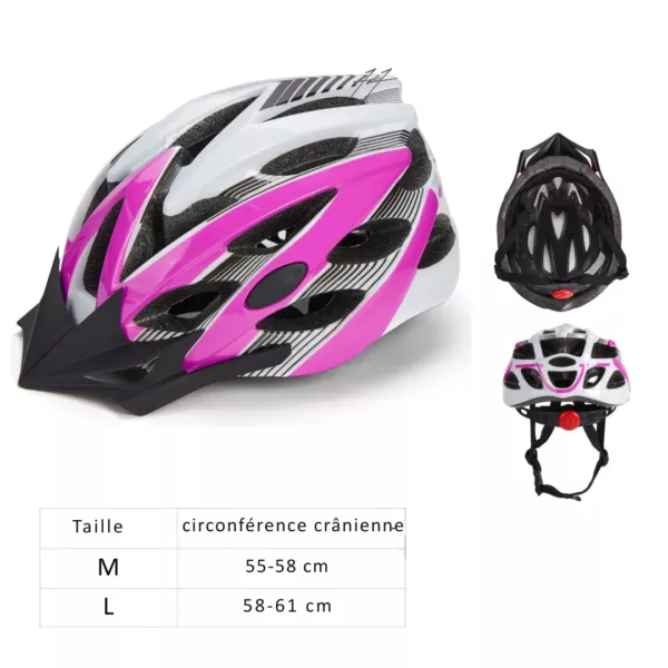 Casque vélo visière détachable réglable – Image 3
