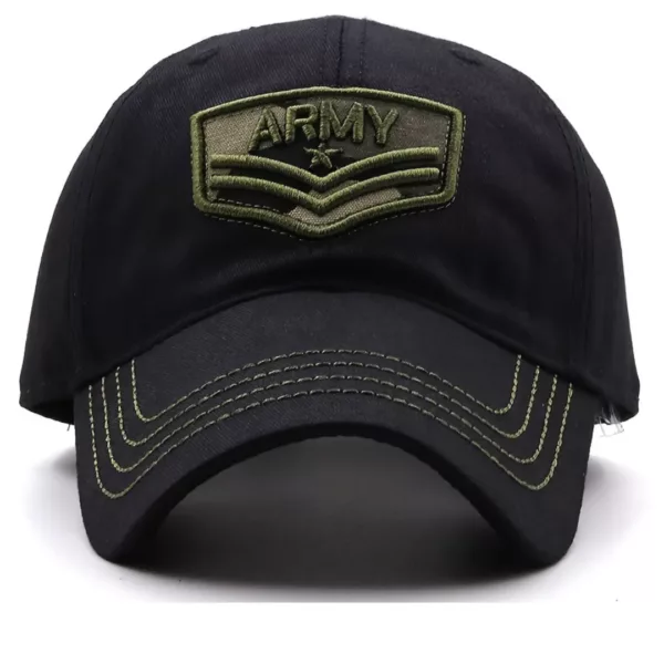 Casquette militaire armée brodée mode – Look streetwear tendance pour un style affirmé et audacieux
