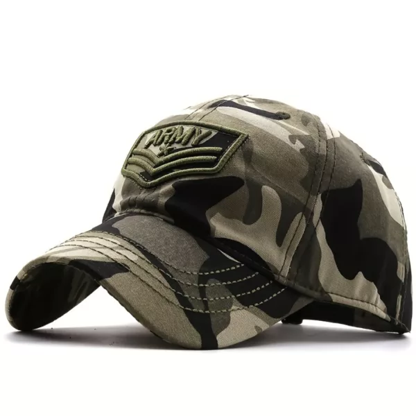 Casquette militaire armée brodée mode – Look streetwear tendance pour un style affirmé et audacieux – Image 4