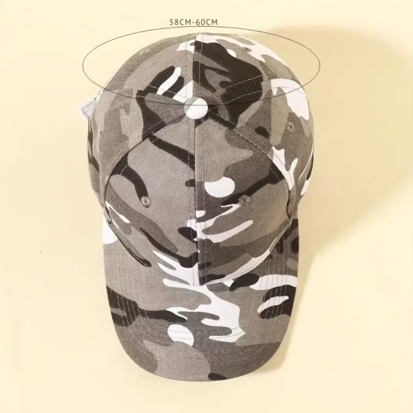Casquette militaire style baseball homme – Look urbain tendance et protection solaire optimale – Image 3