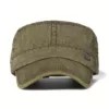 Casquette militaire vintage coton lavé – Style rétro authentique homme – Confort respirant 100% coton
