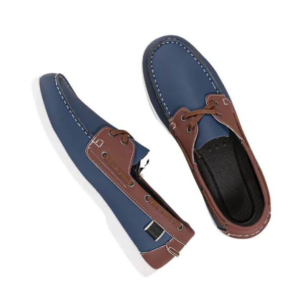 Chaussure bateau homme coutures contrastées – Image 11