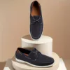 Chaussure bateau homme cuir lisse élégant
