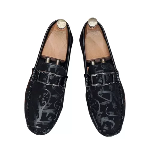 Chaussure bateau homme imprimé graphique moderne