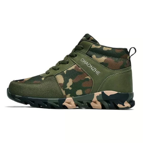 Chaussure de randonnée camouflage montante robuste – Adhérence extrême & confort tout-terrain pour aventures intenses – Image 7